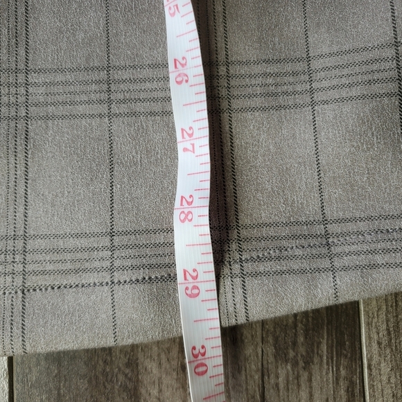 NWT She + Sky Grey Plaid Mini Dress Women's Size Large - Picture 8 of 16